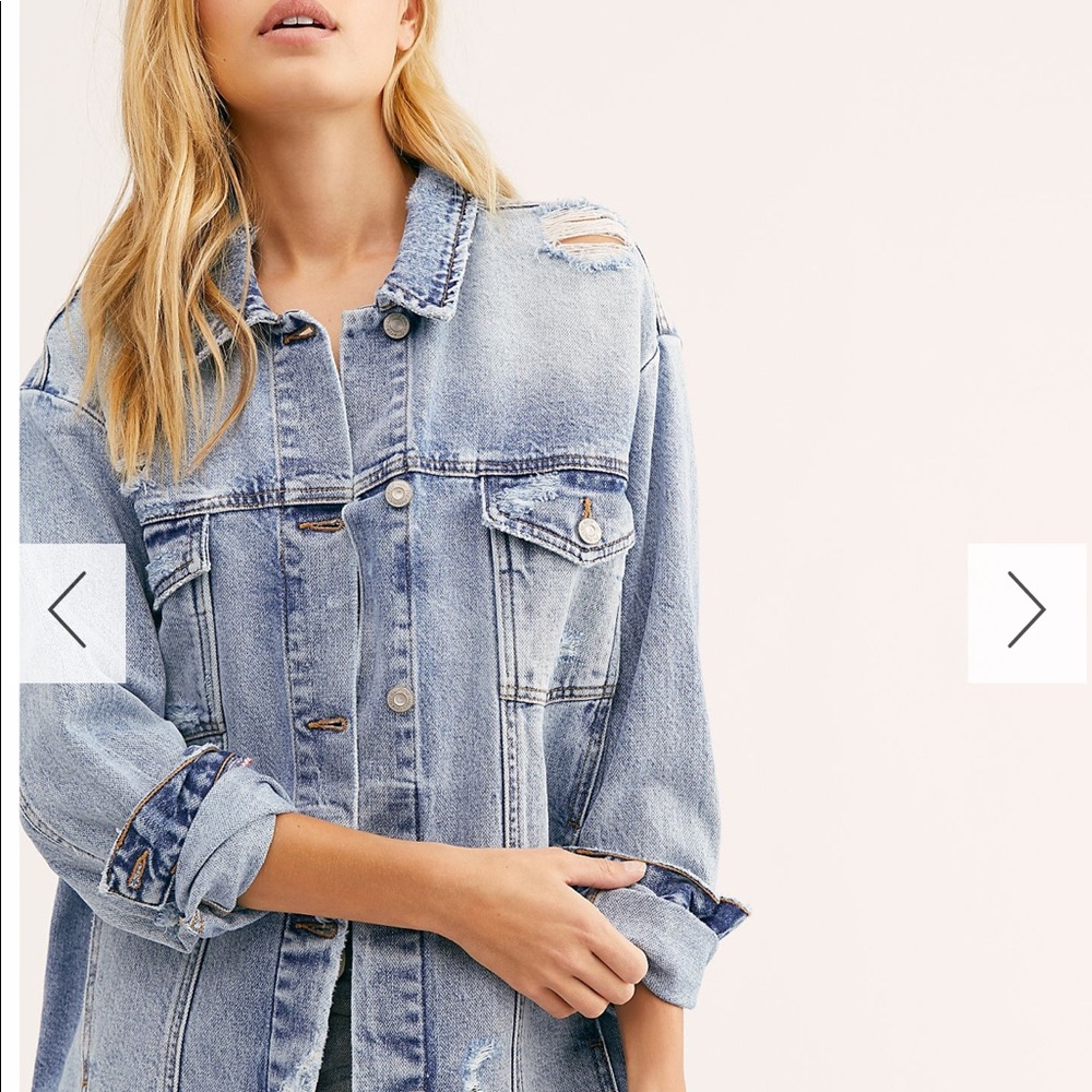 Free People denim jacket